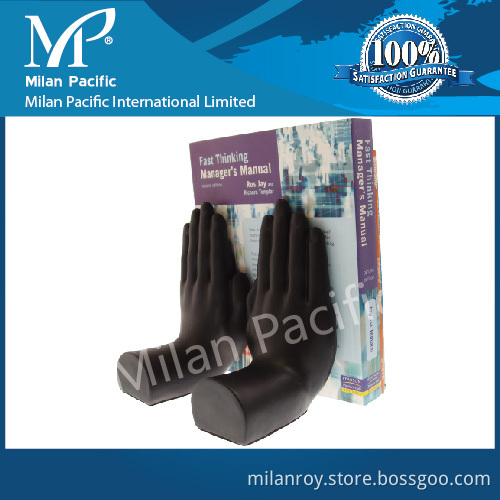 Desktop Hand Bookend for Office Supply, 1 Pair